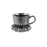 Stoneware Mug w/ Saucer 12oz.