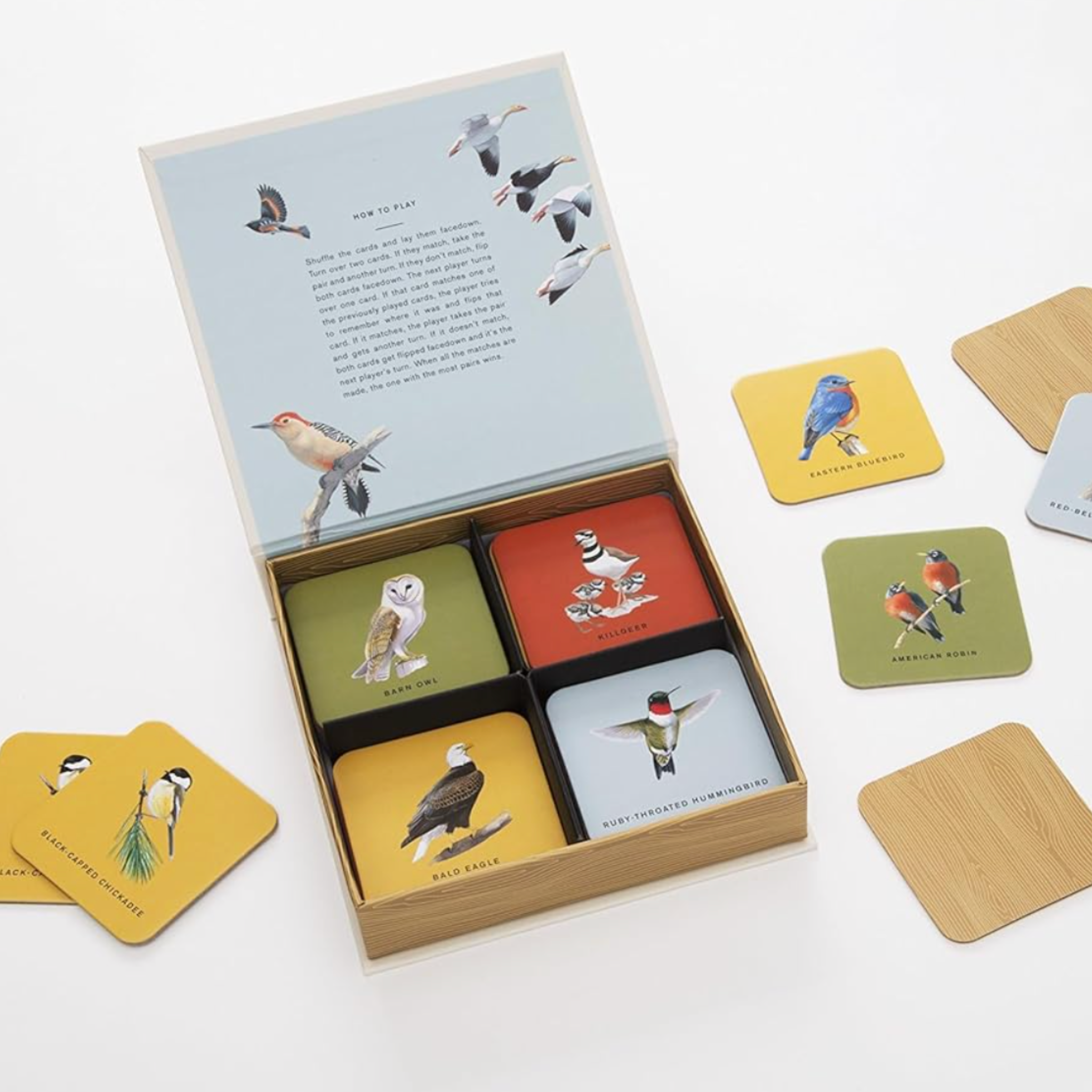 Sibley Backyard Birds Matching Game