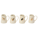 Hand-Painted Creamer with Forest Animal