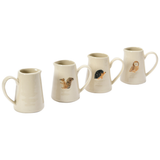 Hand-Painted Creamer with Forest Animal
