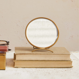 Folding Brass Mirror