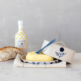 Hand-Painted Butter Dish