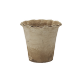 Ruffled Edge Terracotta Planter