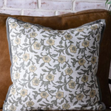 18" Sage & Yellow Primrose Pillow