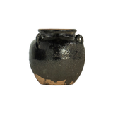 Glazed Four Handle Pot