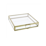 Monroe Flat Square Glass Box