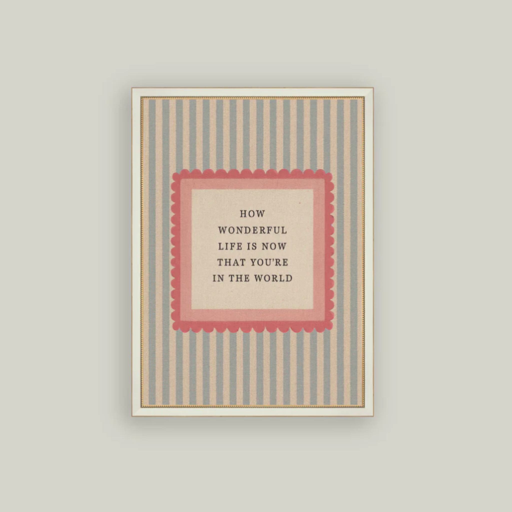 How Wonderful Life Is Framed Artwork