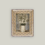Long Stem White Roses Framed Art