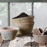 Rustic Oval Terra Cotta Pot