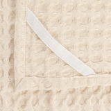 Stonewashed Natural Cotton Waffle Weave Tea Towel