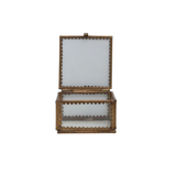 Brass & Glass Display Box w/ Scalloped Edges