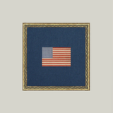 Gingham Flag Framed Artwork