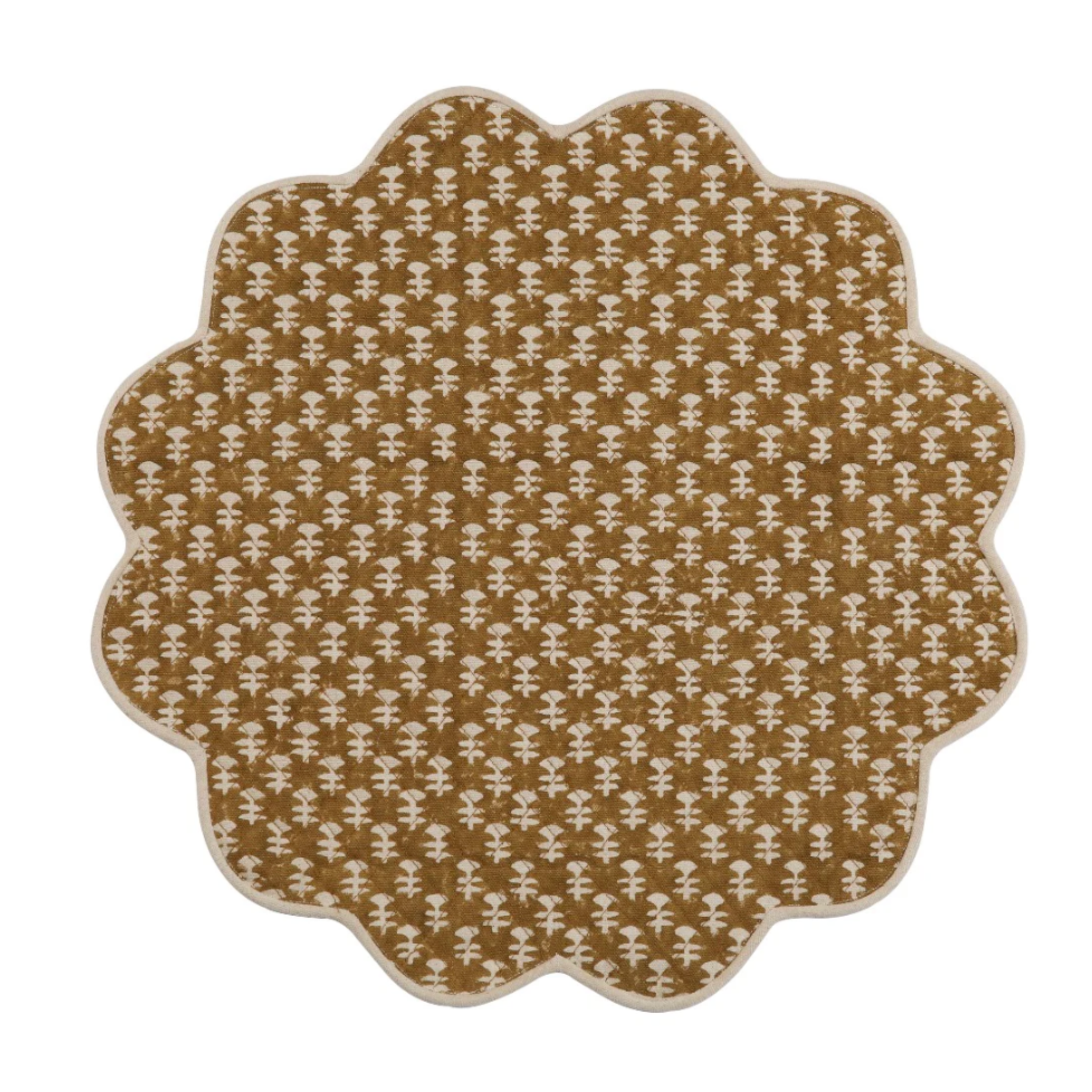 Quilted and Scalloped Placemats