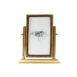Pewter & Glass Photo Frames with Art (6 Styles)
