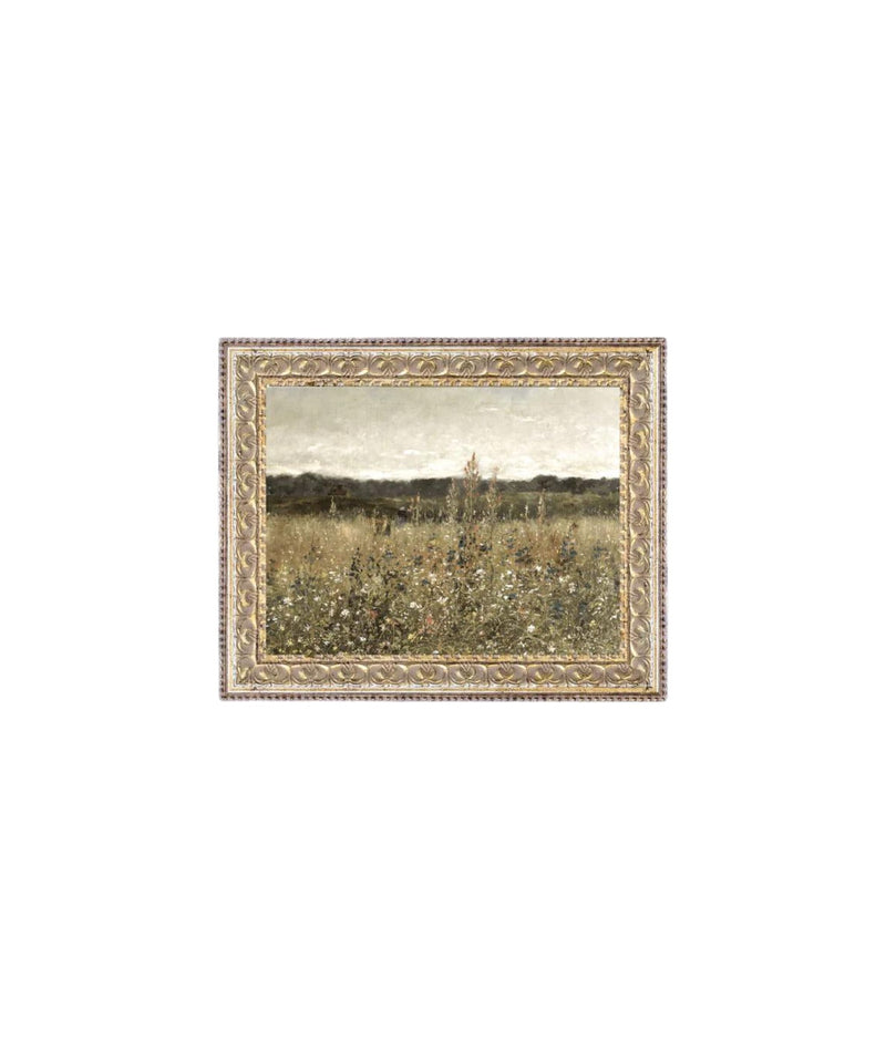 Wildflower Field Framed Art