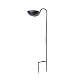 Black Hand-Forged Iron Bird Feeder Yard Stake