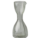 Ruffle Glass Bell Carafe