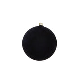 Crushed Midnight Medium Velvet Ball Ornament