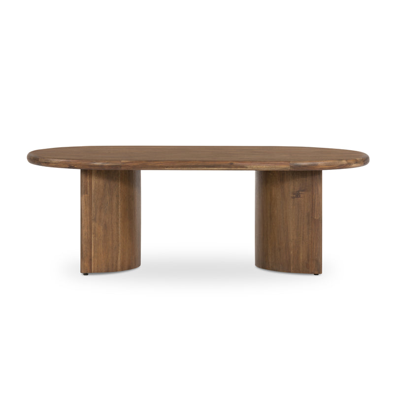 Paden Coffee Table - Seasoned Brown Acacia (51")