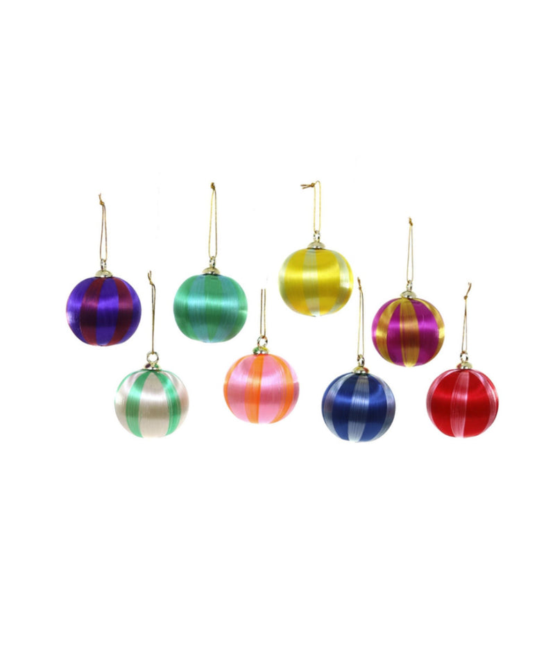 Striped Thread Large Bauble