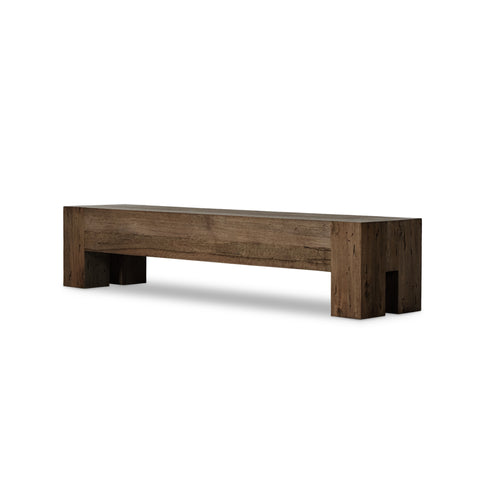 Abaso Large Accent Bench-Ebn Rstic