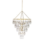 Adeline Large Round Chandelier-Gold Leaf