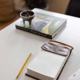 Hanging Leather Journal - What Good Shall I Do This Day