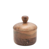 Acacia Wood Jar with Lid
