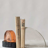 Clear Glass Bookend
