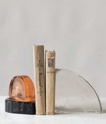Clear Glass Bookend