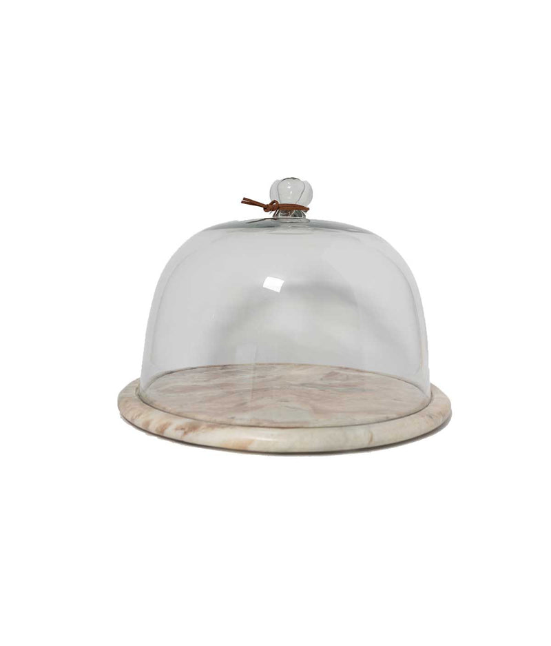 Waterfall Marble Glass Cloche