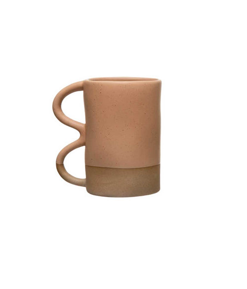 Stoneware Double Handle Mug