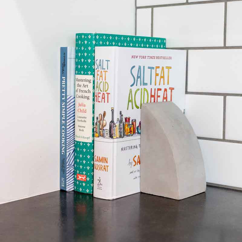 Geometric Cement Bookends