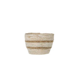 Striped Maize Small Basket