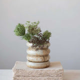 Stoneware Planter with Saucer