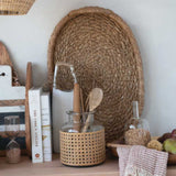 Hand Woven Trays with Handles