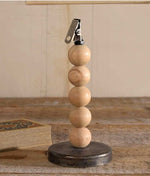 Wood Small Sphere Clip Stand